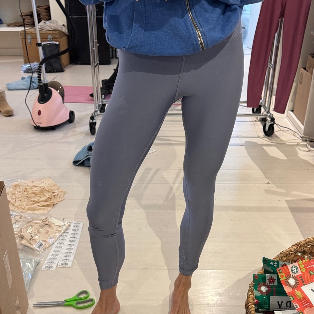 ALO 7/8 airlift Heather purple high -Waisted Leggings